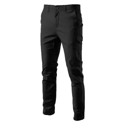 Men's Casual Cotton Long Pants, 2024 Autumn Winter, Breathable, Youth Business Style - 8