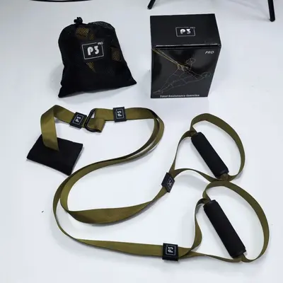 p3trx Suspension Training Strap for Home Yoga and Resistance Workouts - 7