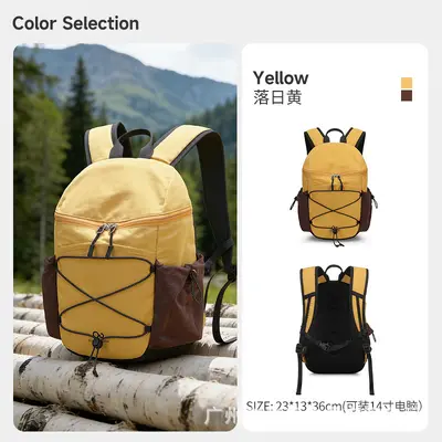 Minimalist 10L Lightweight Hiking Backpack for Cycling and Travel - 10