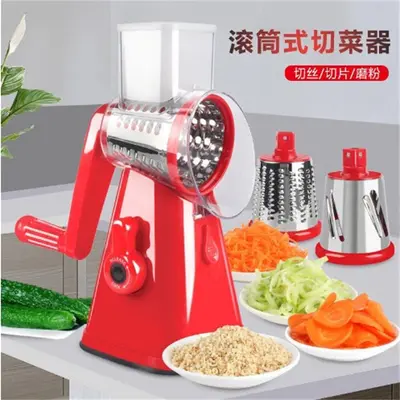 Vegetable Slicer Manual Drum Potato Shredder