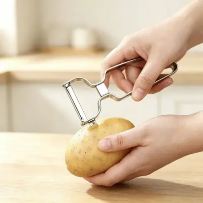 Stainless steel vegetable peeler, multifunctional kitchen tool