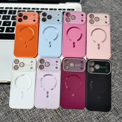 Matte Magnetic Phone Case for iPhone 18 Pro Max with Large Window
