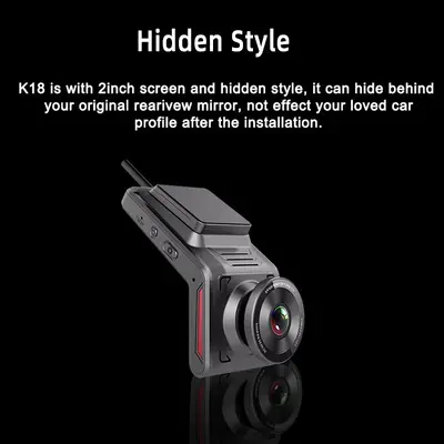 K18 4G Dash Cam, Front and Rear Dual Recording, Night Vision, Remote Tracking - 5