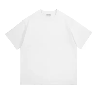 New 260g Heavyweight Men's T-Shirt Pure Cotton Short Sleeve Solid Color Summer Versatile Drop Shoulder Undershirt Men's T-Shirt Wholesale - 7