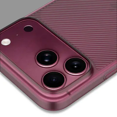 PP Phone Case for iPhone 18 Pro Max, Wave Pattern, Non-Yellowing
