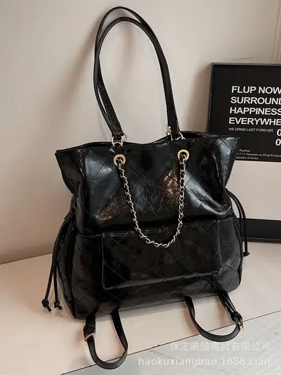 Women's Travel Backpack, 2025 Model, Diamond Quilted, Large Capacity - 2