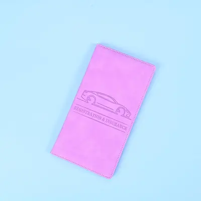 US Driver's License Leather Holder, Vehicle Document Holder, Passport Bag - 12