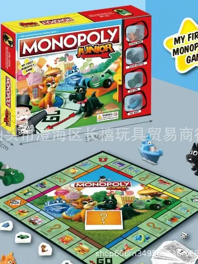 İngilizce Metal Kutulu Emlakçı Kart Oyunu DEAL MONOPOL