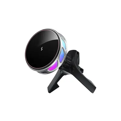 15W Wireless Charging Magnetic Car Phone Holder - 6