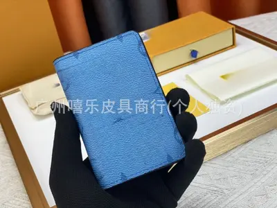 外贸货源跨境旅行护照夹钱包卡包印花短款对折薄款商务皮夹钱包 - 9