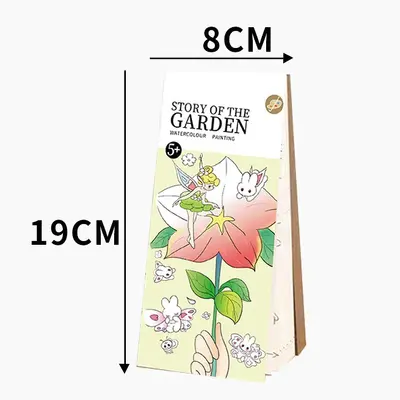 Watercolor Coloring Book for Children with Creative Supplies - 6