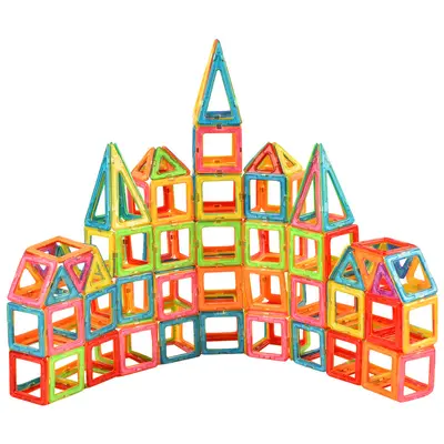 Magnetische Bausteine für Kinder, Lern-Magnetpuzzle - 6