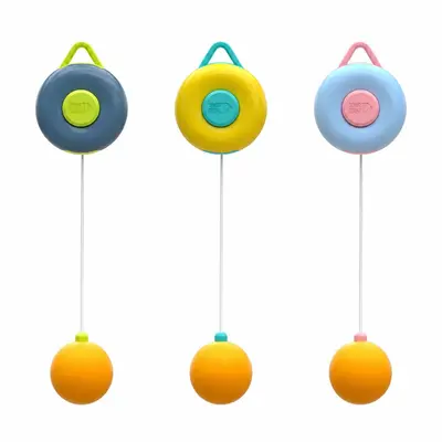 Hanging Kids Ping Pong Training Device, Indoor Hand-Eye Coordination Toy with Racket