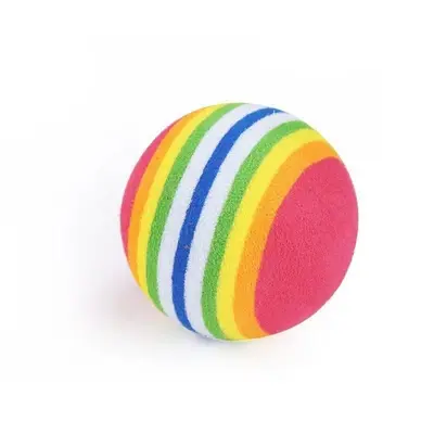 Regenbogen-Katzenspielball, strapazierfähig, selbstbeschäftigend - 6
