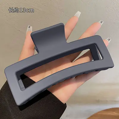 Dicke Haare Große Haarspange aus Acryl, Haarspange für den Hinterkopf, hochwertige elegante Haarspange Haaraccessoire, Hai-Spange - 10