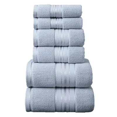 Cotton 6-Piece Towel Set Thick Bath Towels - 5