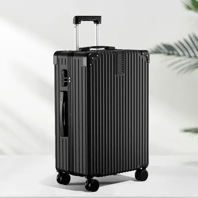 Student Suitcase with Combination Lock, Large Capacity, Universal Wheels - 7