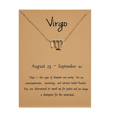 Twelve zodiac pendant necklace, silver, galaxy design - 8