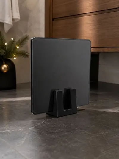 3D Xiaomi Personenwaage mit Aufbewahrung, doppeltem Ständer, bohrloch-frei, freistehend, Badezimmer-Körperfettwaage, Standgestell, Haushalt, platzsparend - 7