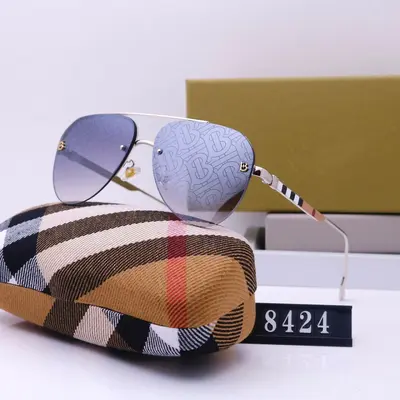 Large Frame Sunglasses Classic Unisex Rimless Driving Sunglasses 8424 - 7