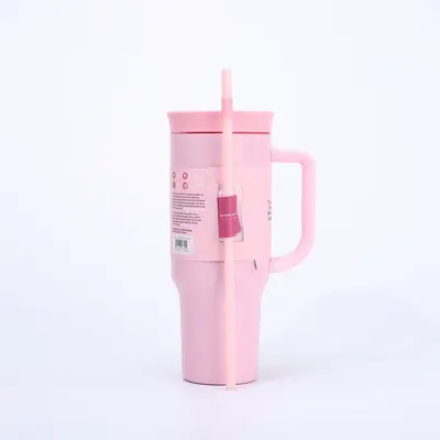 304 Paslanmaz Çelik Termos Bardak 40 oz, Pipetli Taşınabilir Outdoor Bardak - 11