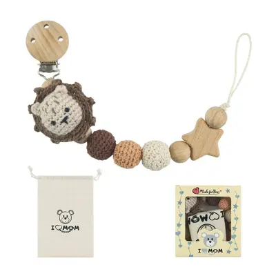 Cartoon Animal Silicone Pacifier Chain and Teether - 13