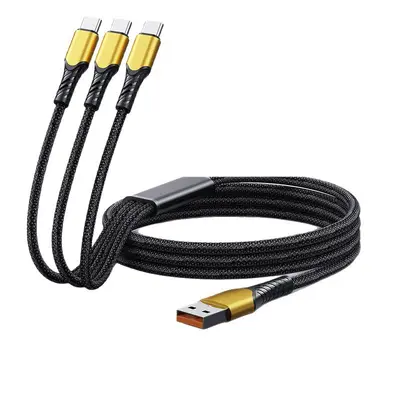 100W 3-in-1 Apple Type-C super fast charging cable