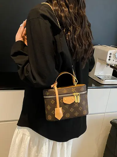 Women's Retro Box Chain Small Square Shoulder Bag, 2025 Style - 5