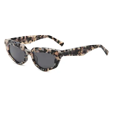 Retro Small-Frame Cat-Eye Sunglasses for Women, Acetate - 7