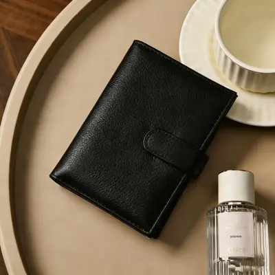 Passport wallet, leather look, RFID blocking, women's - 8