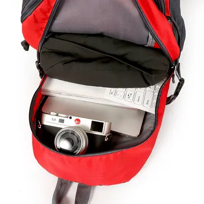 40L Large Capacity Portable Outdoor Hiking Backpack Color Block Travel Backpack Lightweight Short Trip Adventure Trekking Backpack