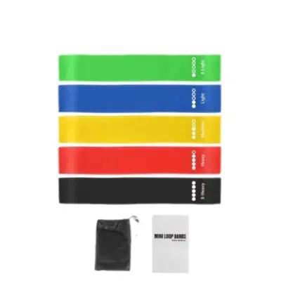 Elastic Booty Resistance Band Set, Yoga and Fitness, Colorful - 6