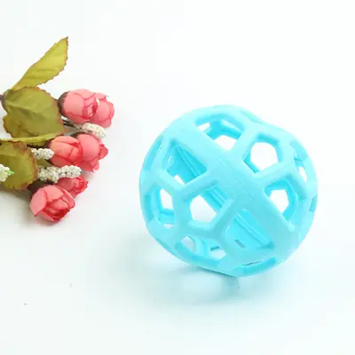 Bite-Resistant Pet Toy Balls with Geometric Hollow Design - 7