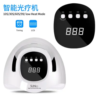 Akıllı zamanlama tırnak lambası 63 UV/LED, çift ışık kaynağı - 6