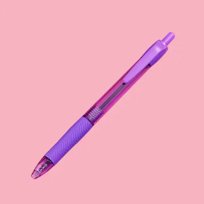 Colorful Retractable Ballpoint Pen, Soft Grip, Bullet Tip - 7
