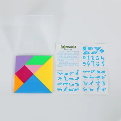 EVA Kids Tangram Puzzle, Geometric Shape Early Education Toy - 8