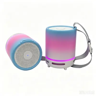 2026 New IPX6 Waterproof Outdoor Colorful RGB Light Desktop Portable Sports High-Power Bass Subwoofer Speaker