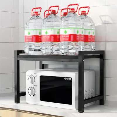 Microwave oven rack kitchen shelf three-tier storage rack countertop oven rack spice storage microwave rack