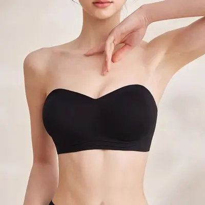Strapless Push-Up Bra, Non-Slip Bandeau for Small Busts - 8