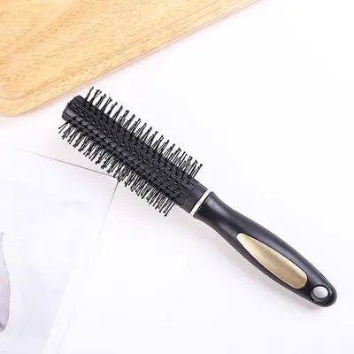 Erkekler ve kadınlar için toptan ev kıvırma tarağı, hava yastığı masaj tarağı, kaburga tarağı, içe doğru şekillendirici kuaförlük silindir rulo tarağı. - 12
