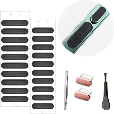 适用于Tpye-C手机接口防尘塞套装扬声器防尘贴纸保护套防尘塞套装 - 13