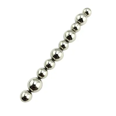 Edelstahl-Magnet-Brustwarzenklemmen und Cockring 2-in-1-Set