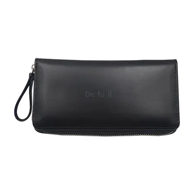 Men's Long Wallet, Soft PU Leather, Multi-Card Slots, Large Capacity - 6