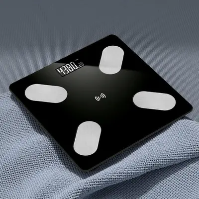 Smart Body Fat Scale Home Accurate Weight Scale Small Rechargeable Weight Loss Body Electronic Scale Mint Health Connected - 12