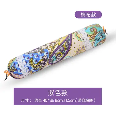 Mugwort cervical pillow cylindrical shape for adult sleep support - 13