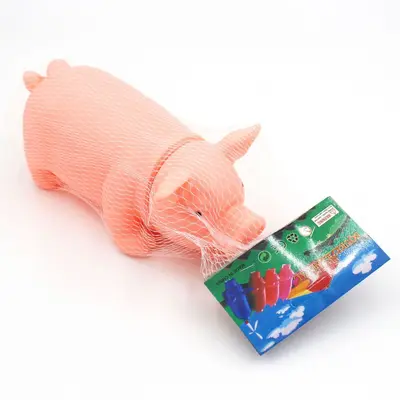 Large Screaming Pig Squeaky Toy for Cats and Dogs, Stress Relief - 5