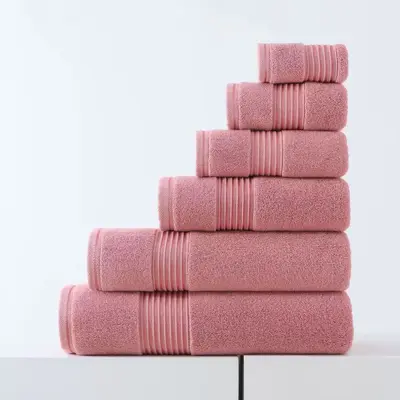 Cotton Towel and Bath Towel Set, 100% Pure Cotton, Four Pieces - 11