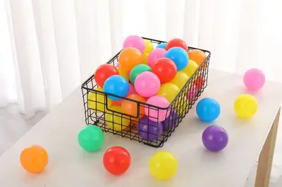 Macaron Ball Pit Balls, Thick Colourful Kids Playground Balls - 8