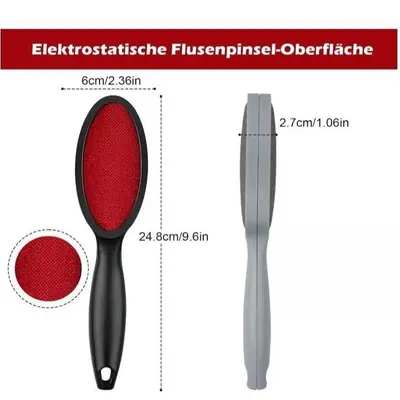 Beidseitige elektrostatische Kleidungsbürste - 4