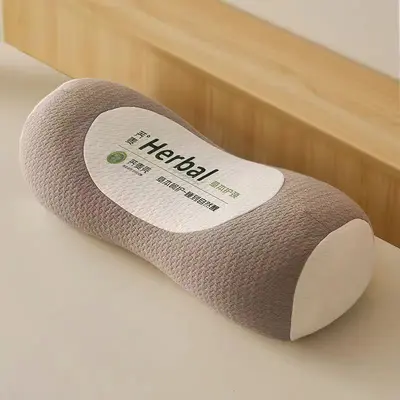 Buckwheat Hull Pillow Cervical Spine Support Sleep Pillow Yuanbao Hard Pillow Core Adult Household Cylindrical Buckwheat Pillow Wholesale - 7